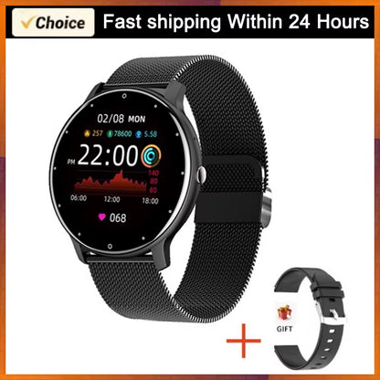 2026 Smart Watch Women Men Ladies Gift Sport Fitness Men Watches Heart Rate Monitor Waterproof Smartwatch for Android IOS